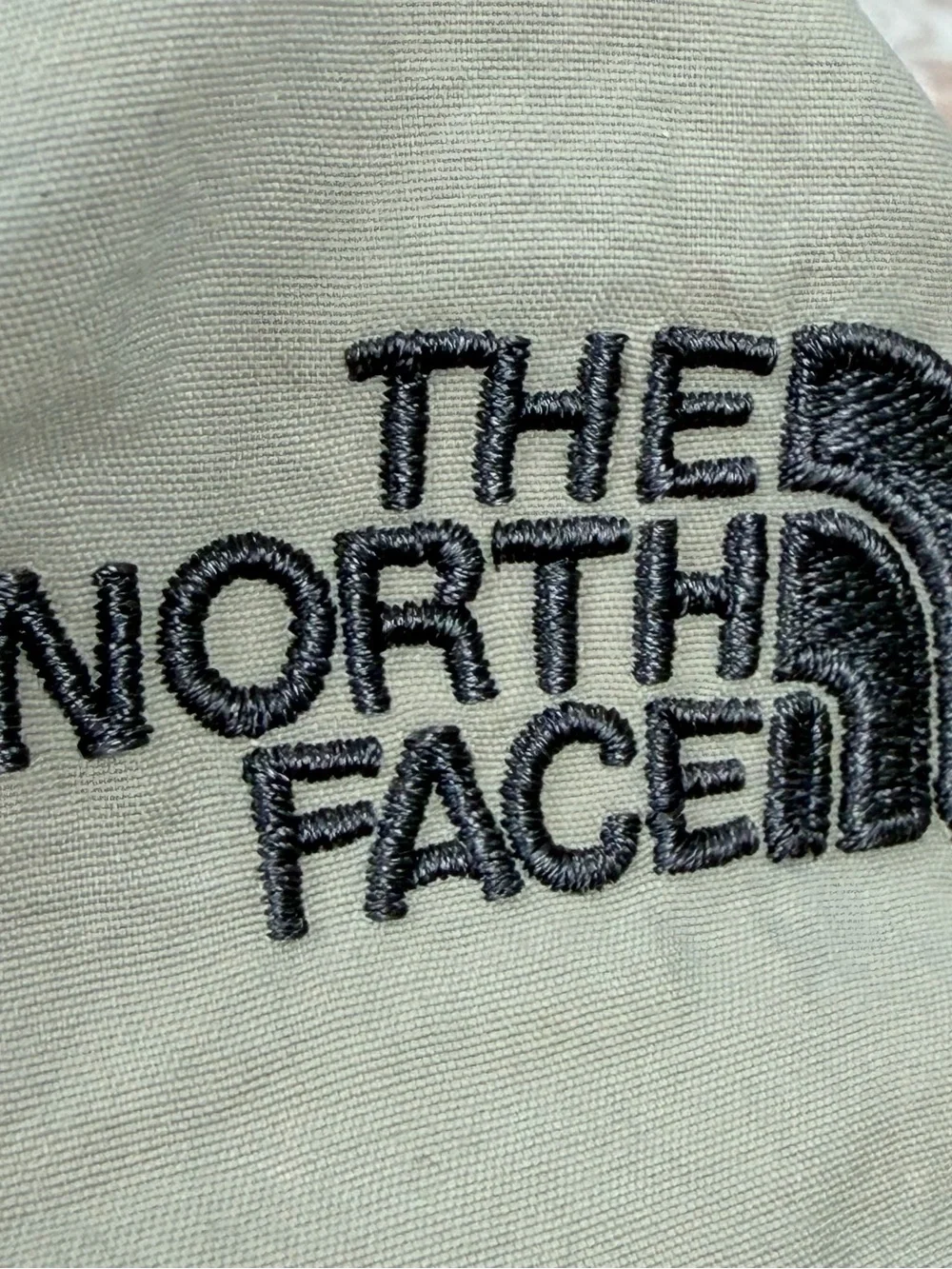 The North Face Beige and Black hat